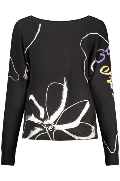PULL NOIR POUR FEMME DESIGUAL