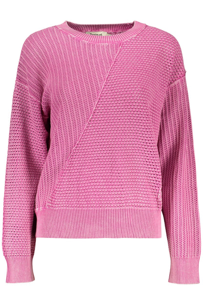 DESIGUAL WOMEN'S PINK SWEATER