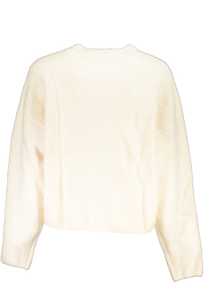 DESIGUAL WHITE WOMEN'S SWEATER