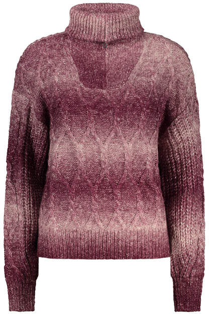 PULL VIOLET POUR FEMME DESIGUAL
