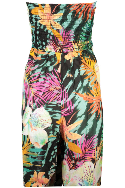 DESIGUAL WOMEN'S BLACK OVERALLS