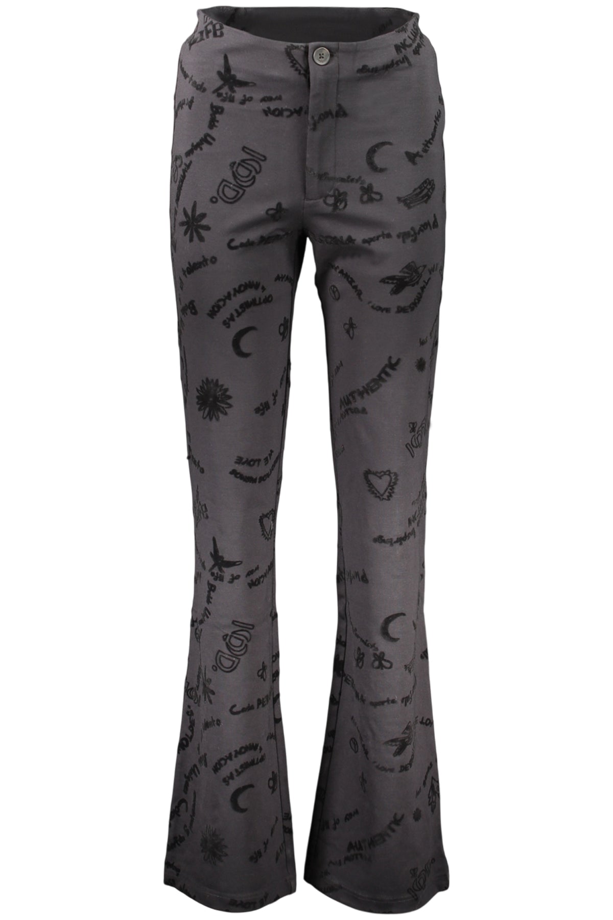 PANTALON NOIR POUR FEMME DESIGUAL