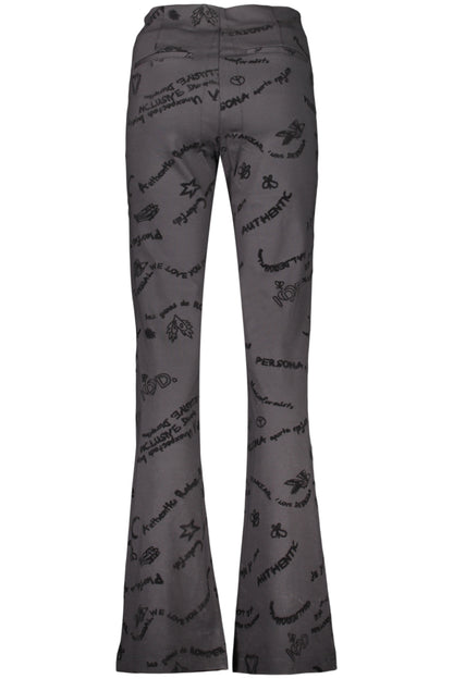 PANTALON NOIR POUR FEMME DESIGUAL