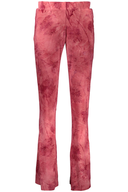 DESIGUAL WOMEN'S PINK TROUSERS