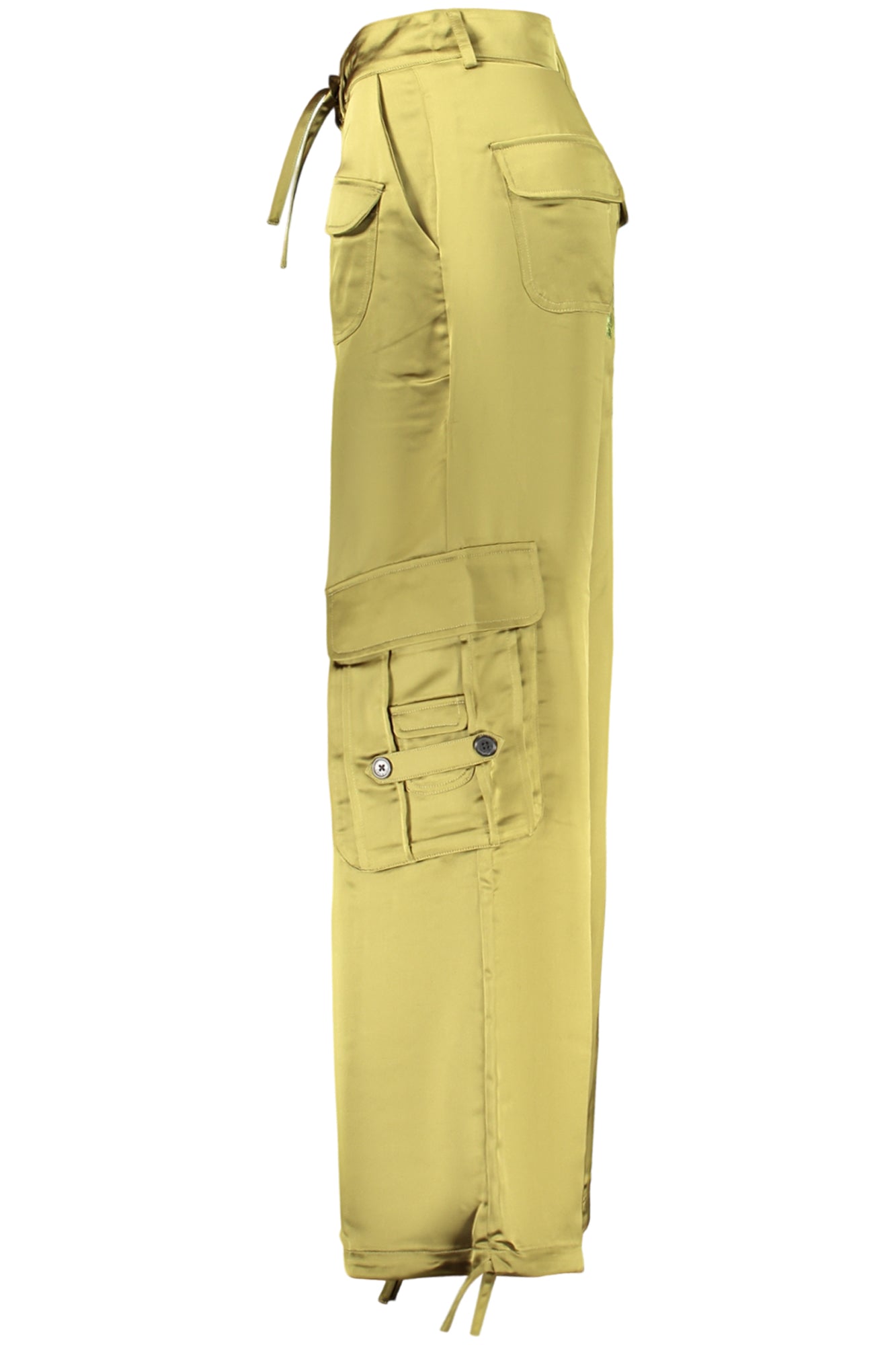 DESIGUAL WOMEN'S GREEN TROUSERS