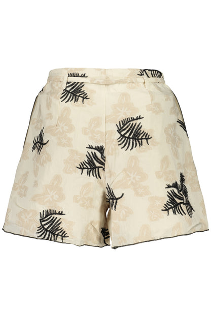 DESIGUAL WOMEN'S BEIGE SHORTS