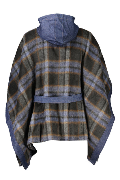 DESIGUAL PONCHO WOMEN'S BLUE