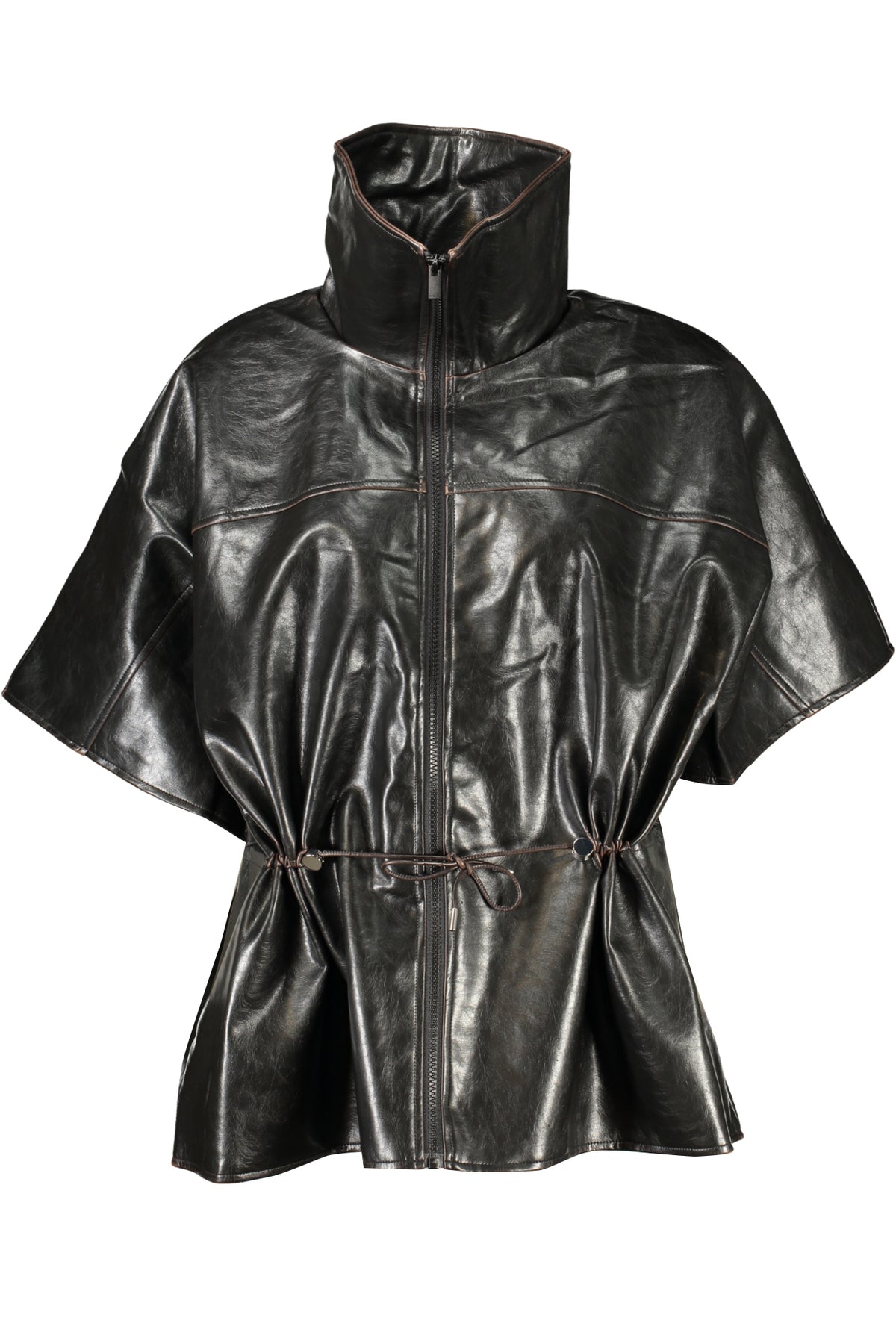 DESIGUAL WOMEN'S BLACK PONCHO