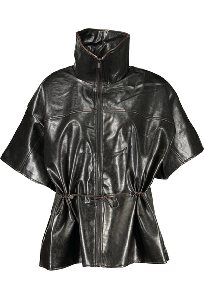 DESIGUAL WOMEN'S BLACK PONCHO