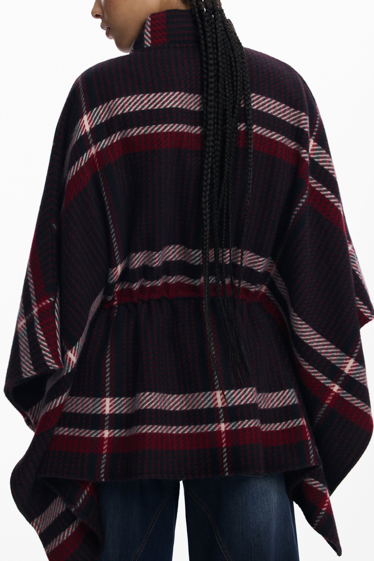 DESIGUAL PONCHO WOMEN'S BLACK