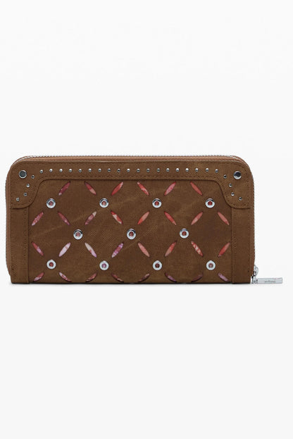 DESIGUAL WOMEN'S BROWN WALLET