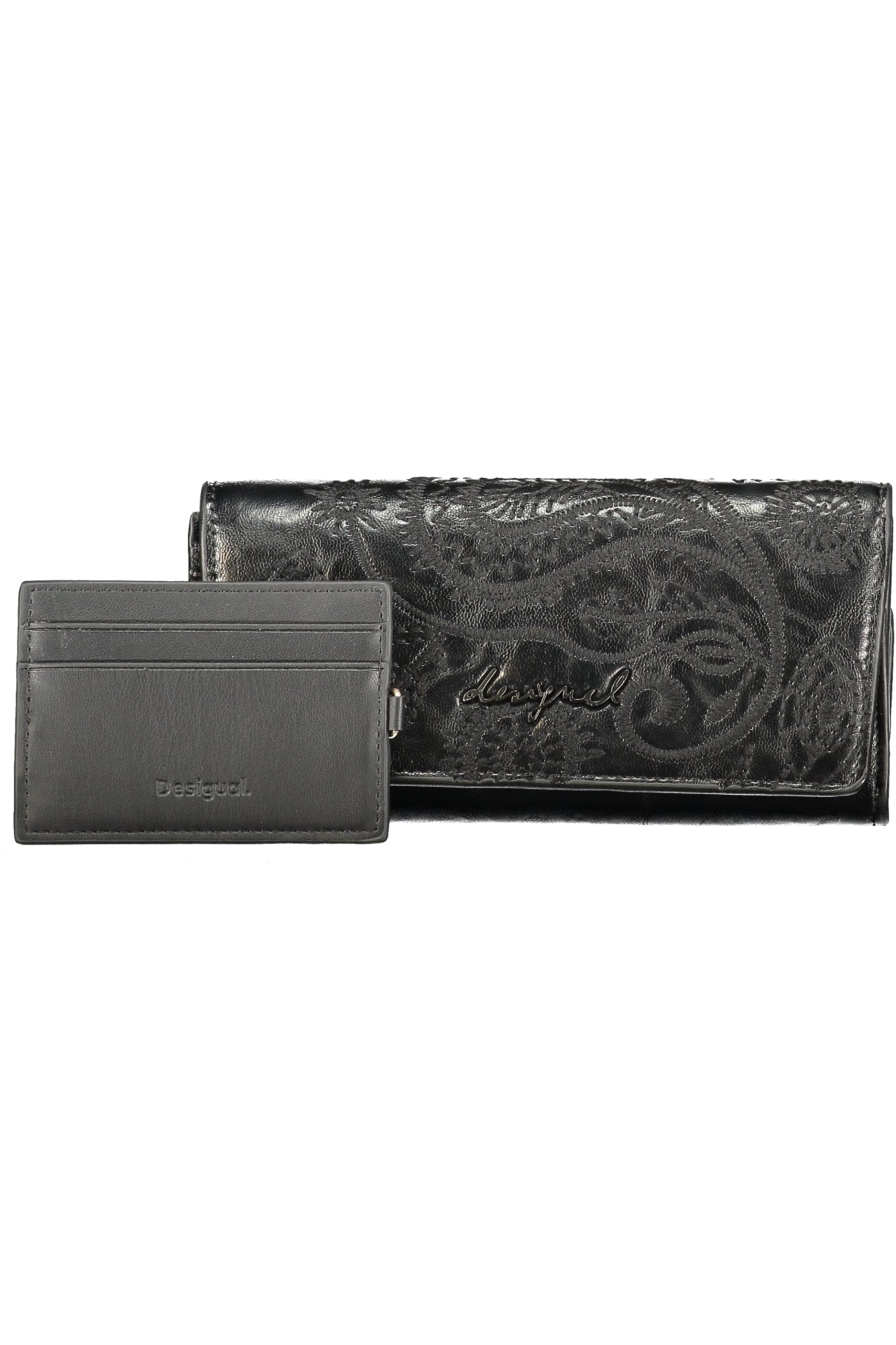 DESIGUAL WOMEN'S BLACK WALLET