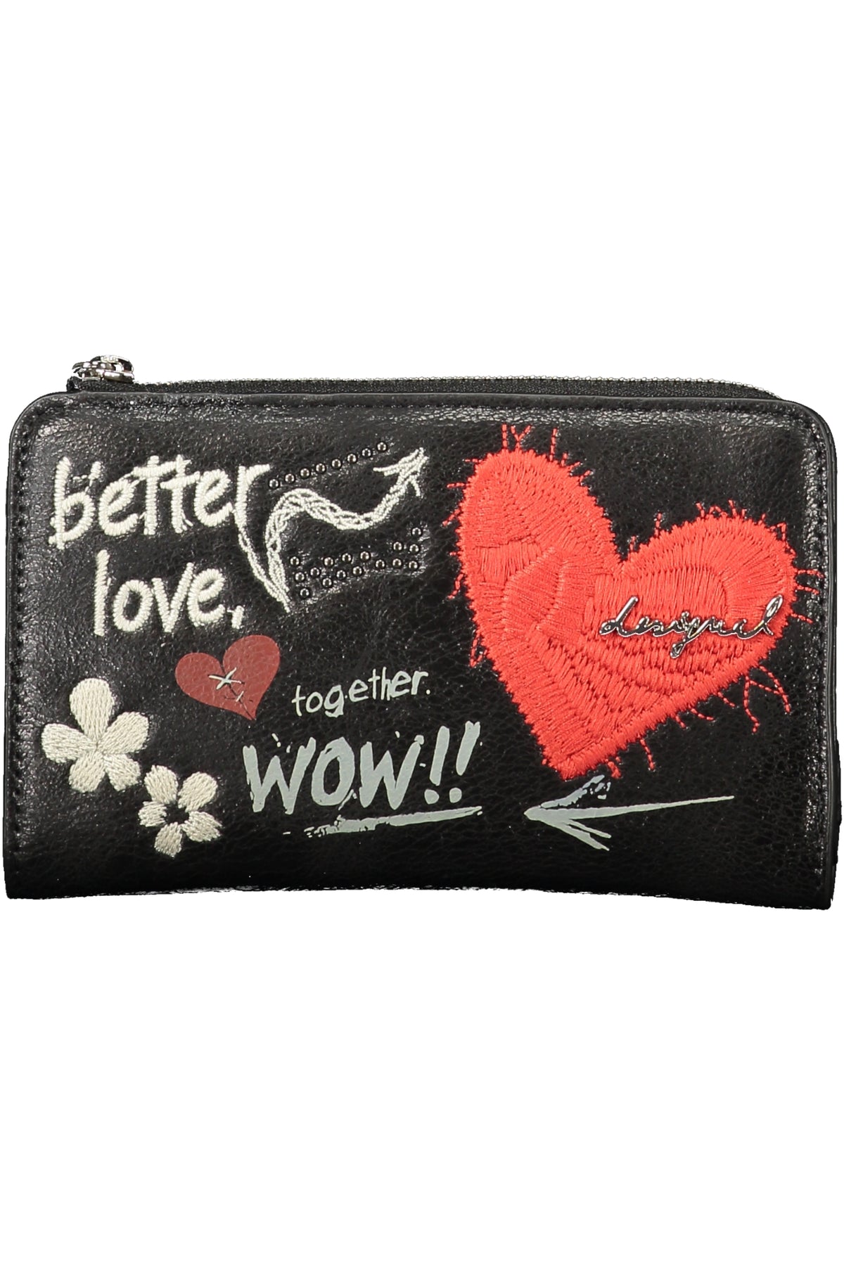 DESIGUAL WOMEN'S BLACK WALLET