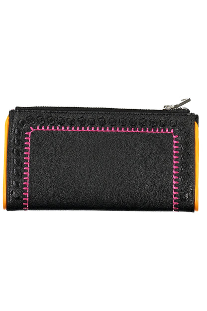 DESIGUAL BLACK WOMEN'S WALLET