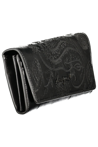 DESIGUAL WOMEN'S BLACK WALLET