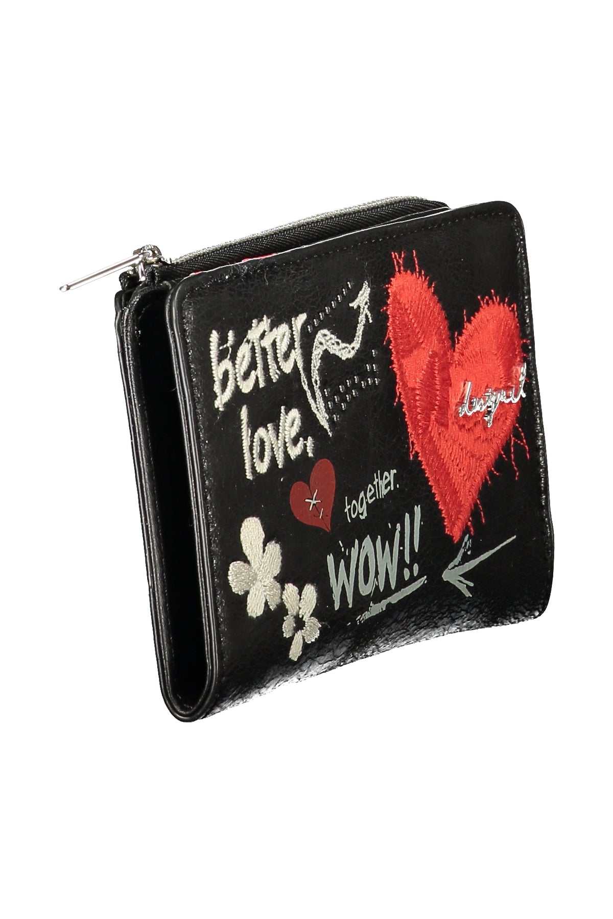 DESIGUAL WOMEN'S BLACK WALLET