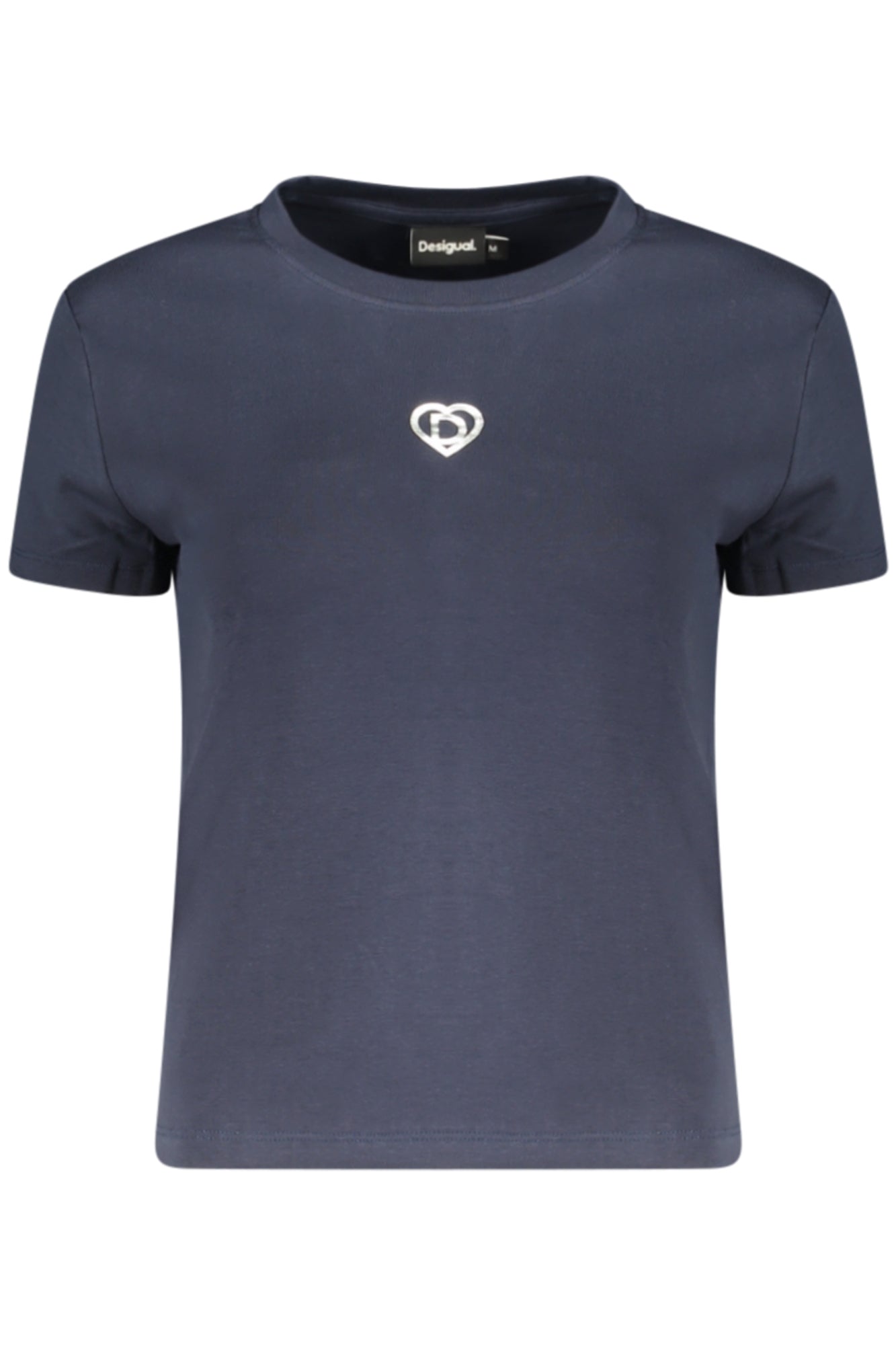 DESIGUAL WOMEN'S SHORT-SLEEVE T-SHIRT BLUE