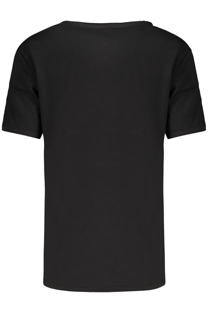 T-shirt noir à manches courtes DESIGUAL pour femme