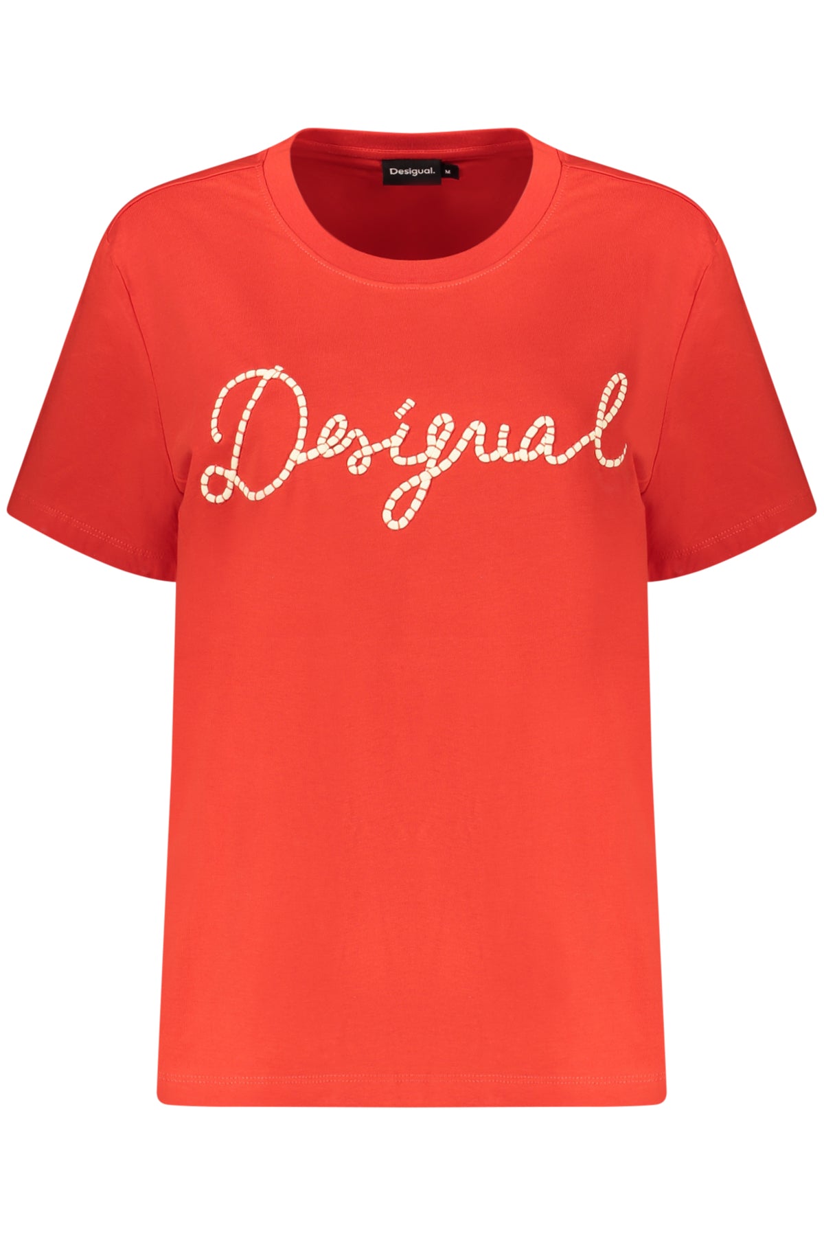 T-shirt à manches courtes pour femme DESIGUAL, rouge