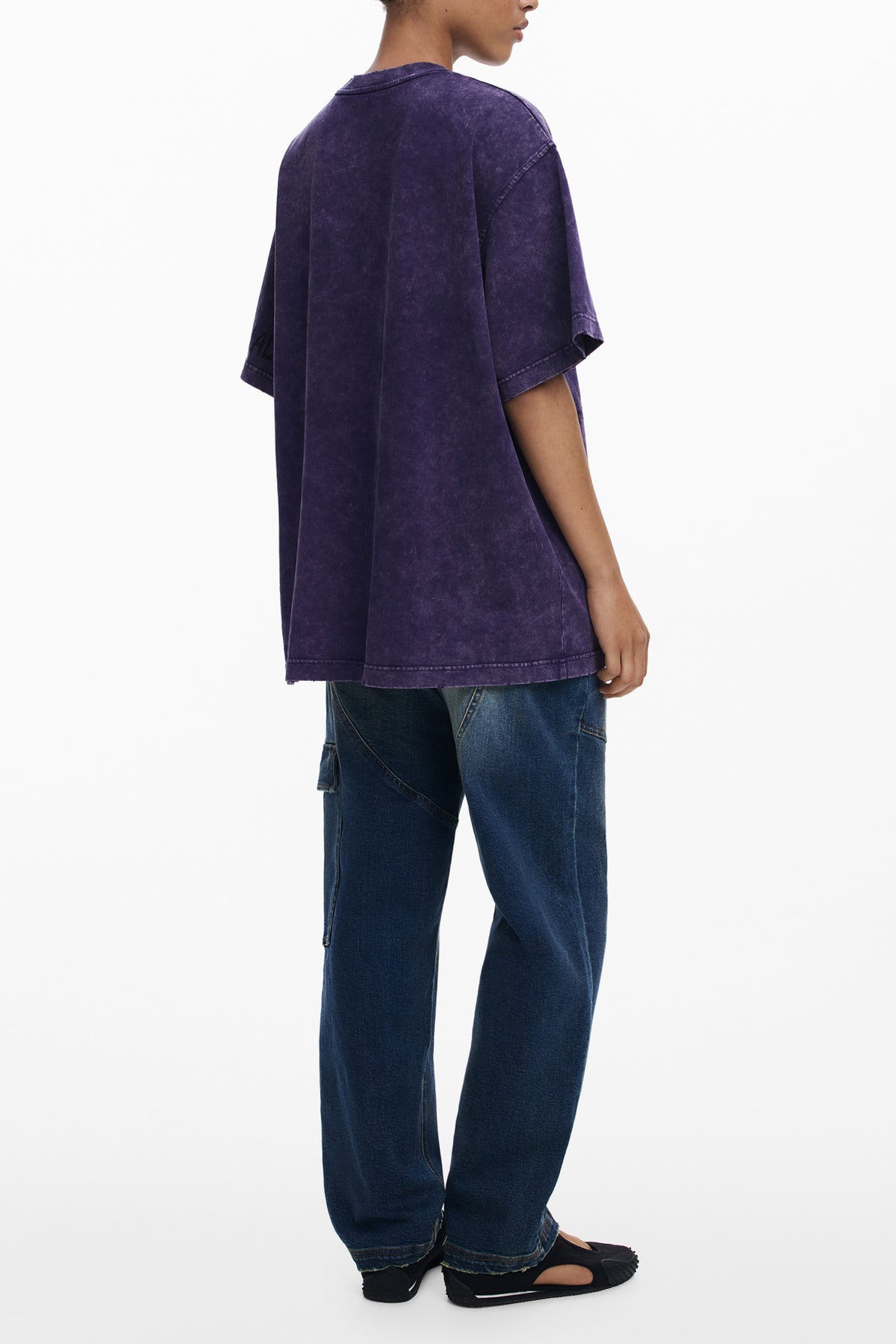 T-SHIRT À MANCHES COURTES POUR FEMME DESIGUAL VIOLET
