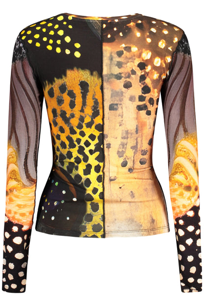 T-shirt à manches longues pour femme DESIGUAL, orange