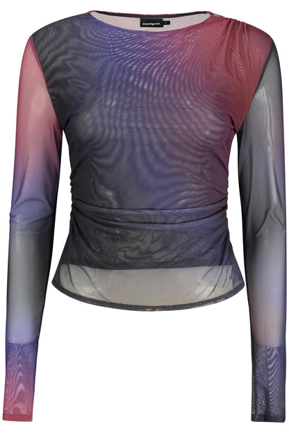 T-shirt à manches longues pour femme DESIGUAL, bleu