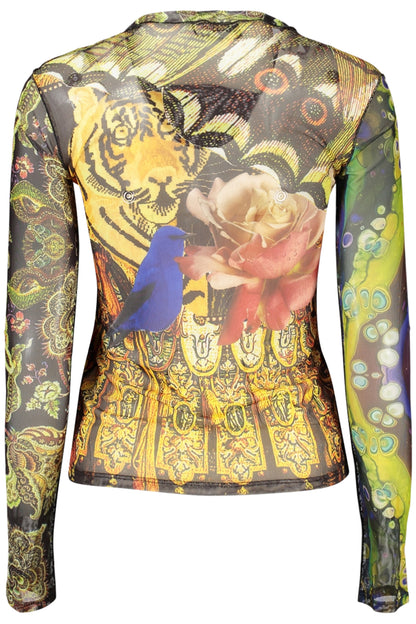 T-shirt jaune à manches longues DESIGUAL pour femme