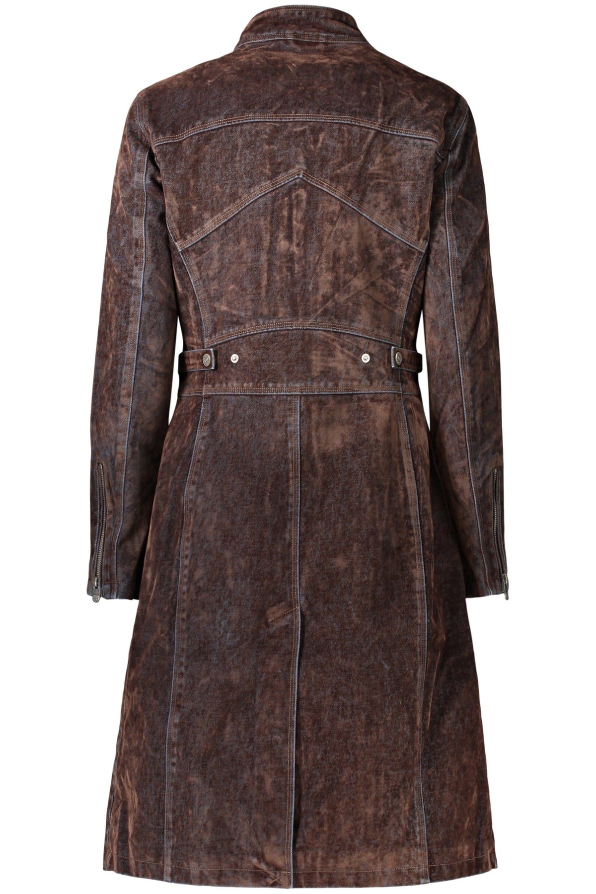 TRENCH-MANT MARRON POUR FEMME DESIGUAL