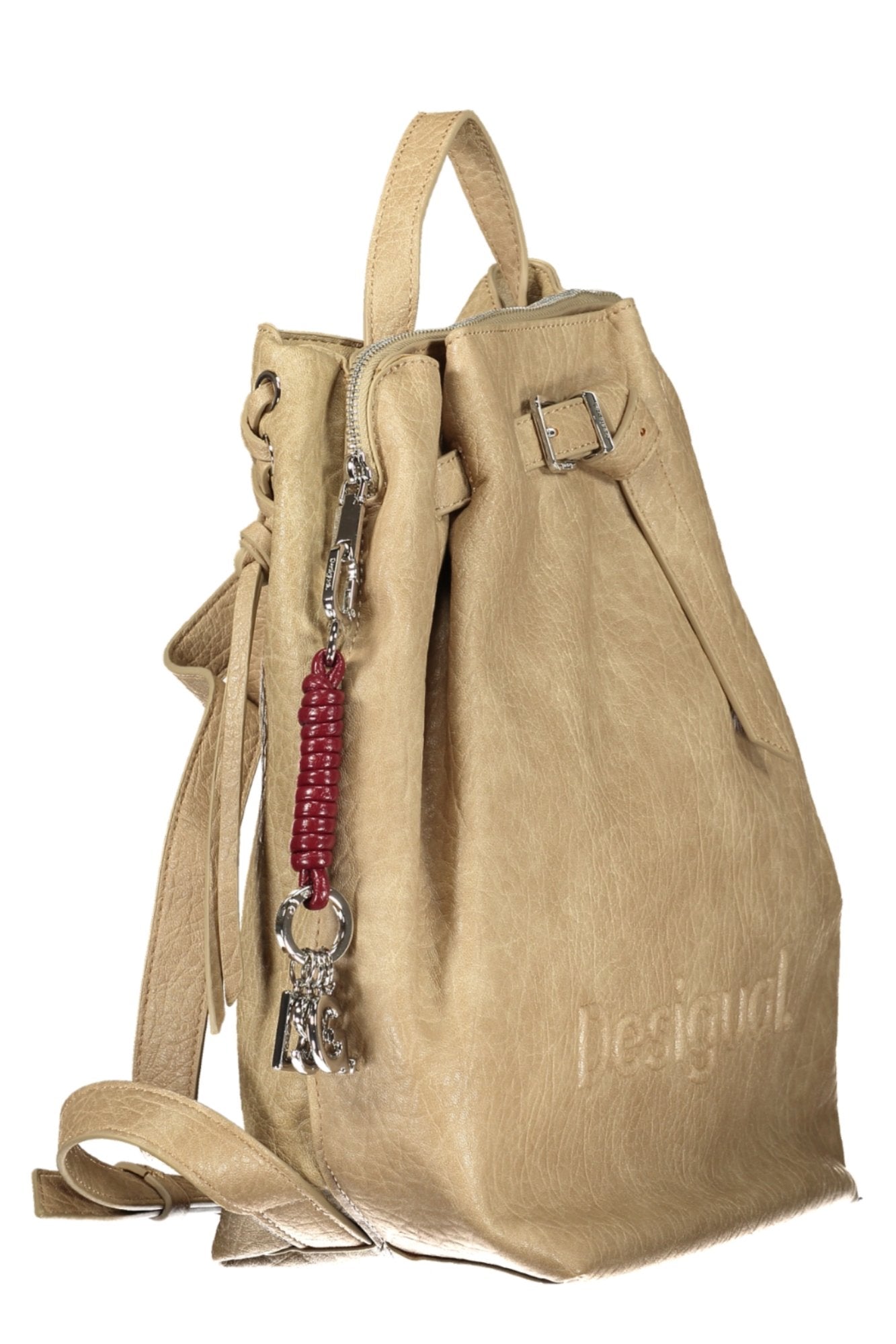 DESIGUAL WOMEN'S BEIGE BACKPACK