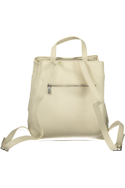 DESIGUAL WOMEN'S WHITE BACKPACK