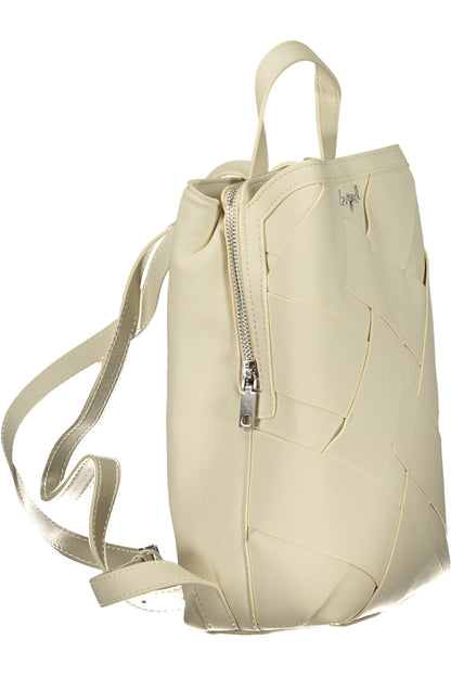 DESIGUAL WOMEN'S WHITE BACKPACK