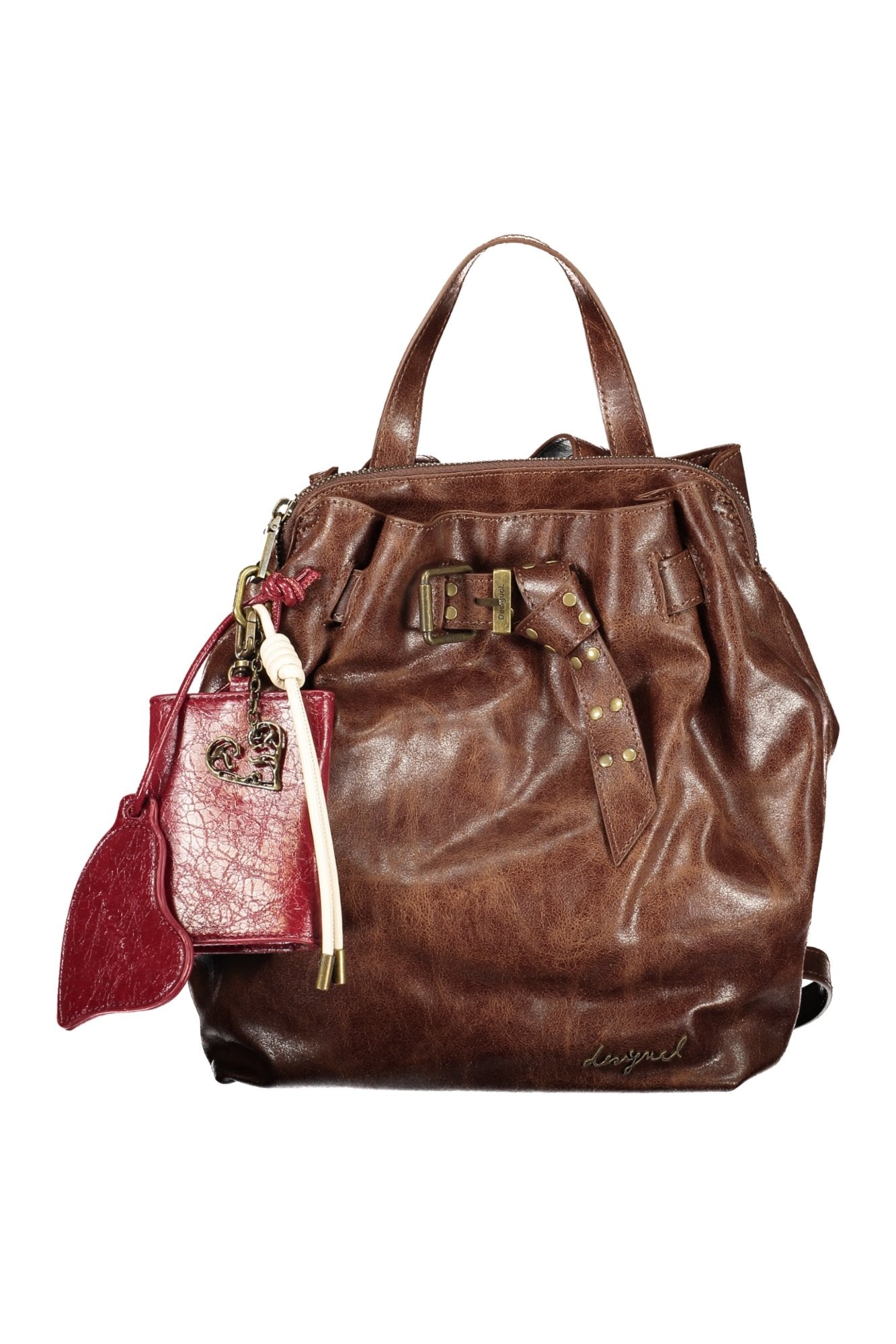 DESIGUAL WOMEN'S BROWN BACKPACK