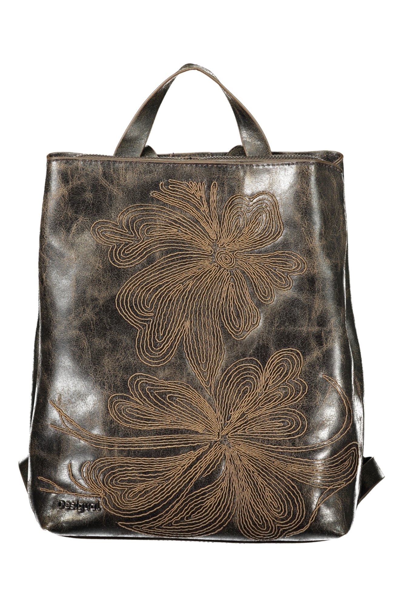 DESIGUAL WOMEN'S BROWN BACKPACK