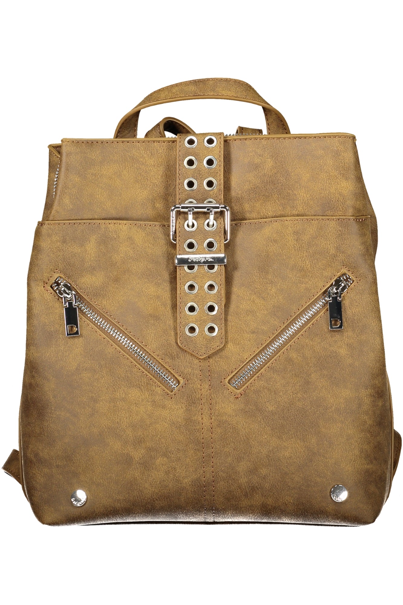 DESIGUAL WOMEN'S BROWN BACKPACK