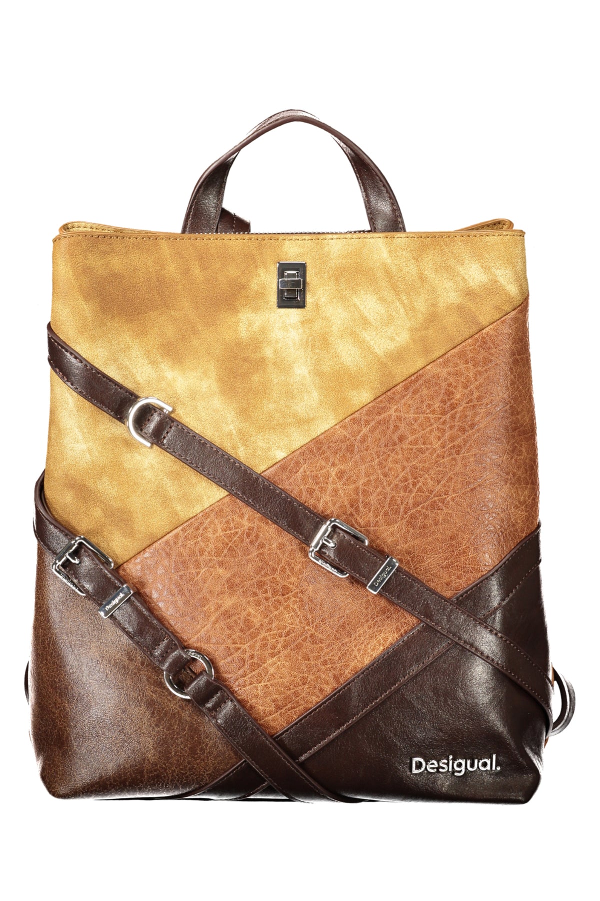 DESIGUAL WOMEN'S BROWN BACKPACK