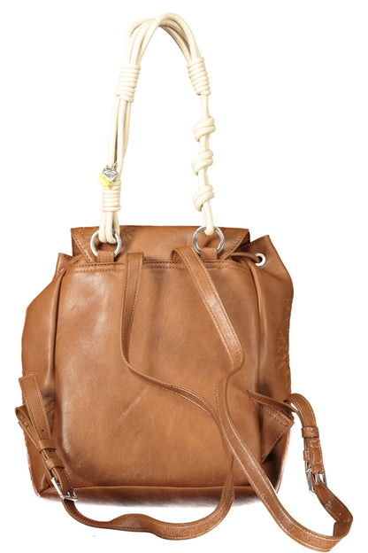 DESIGUAL WOMEN'S BROWN BACKPACK