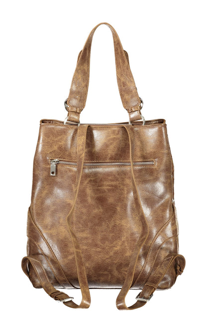 DESIGUAL WOMEN'S BROWN BACKPACK