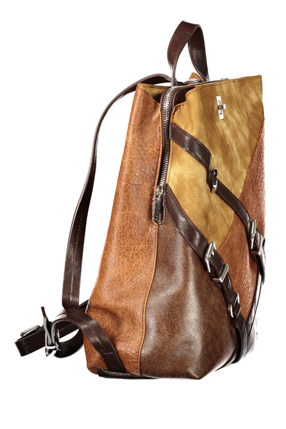DESIGUAL WOMEN'S BROWN BACKPACK