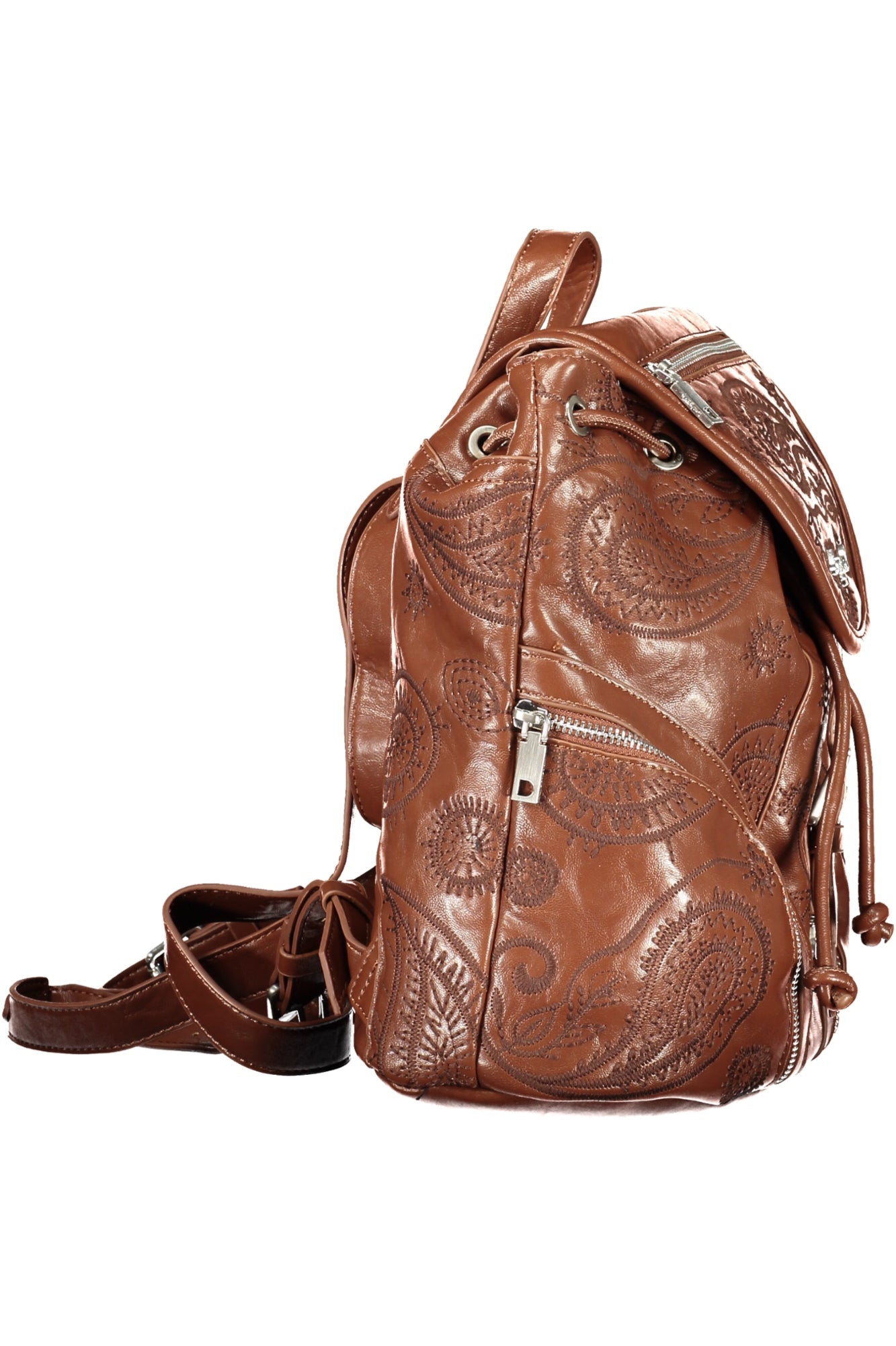 DESIGUAL WOMEN'S BROWN BACKPACK
