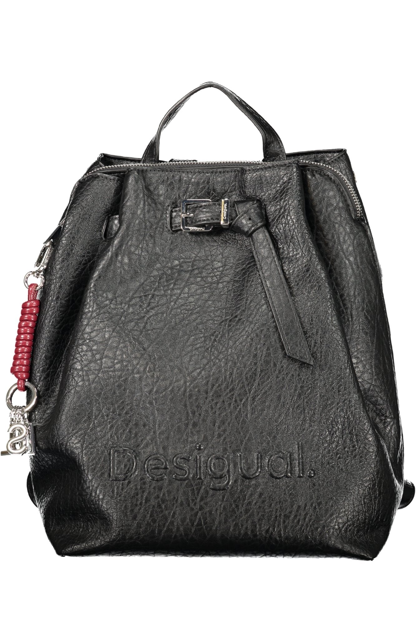 DESIGUAL WOMEN'S BLACK BACKPACK