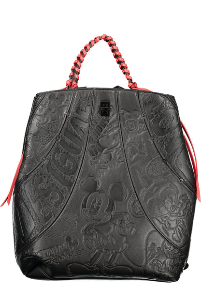 DESIGUAL WOMEN'S BLACK BACKPACK