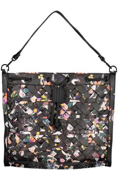 DESIGUAL WOMEN'S BLACK BACKPACK
