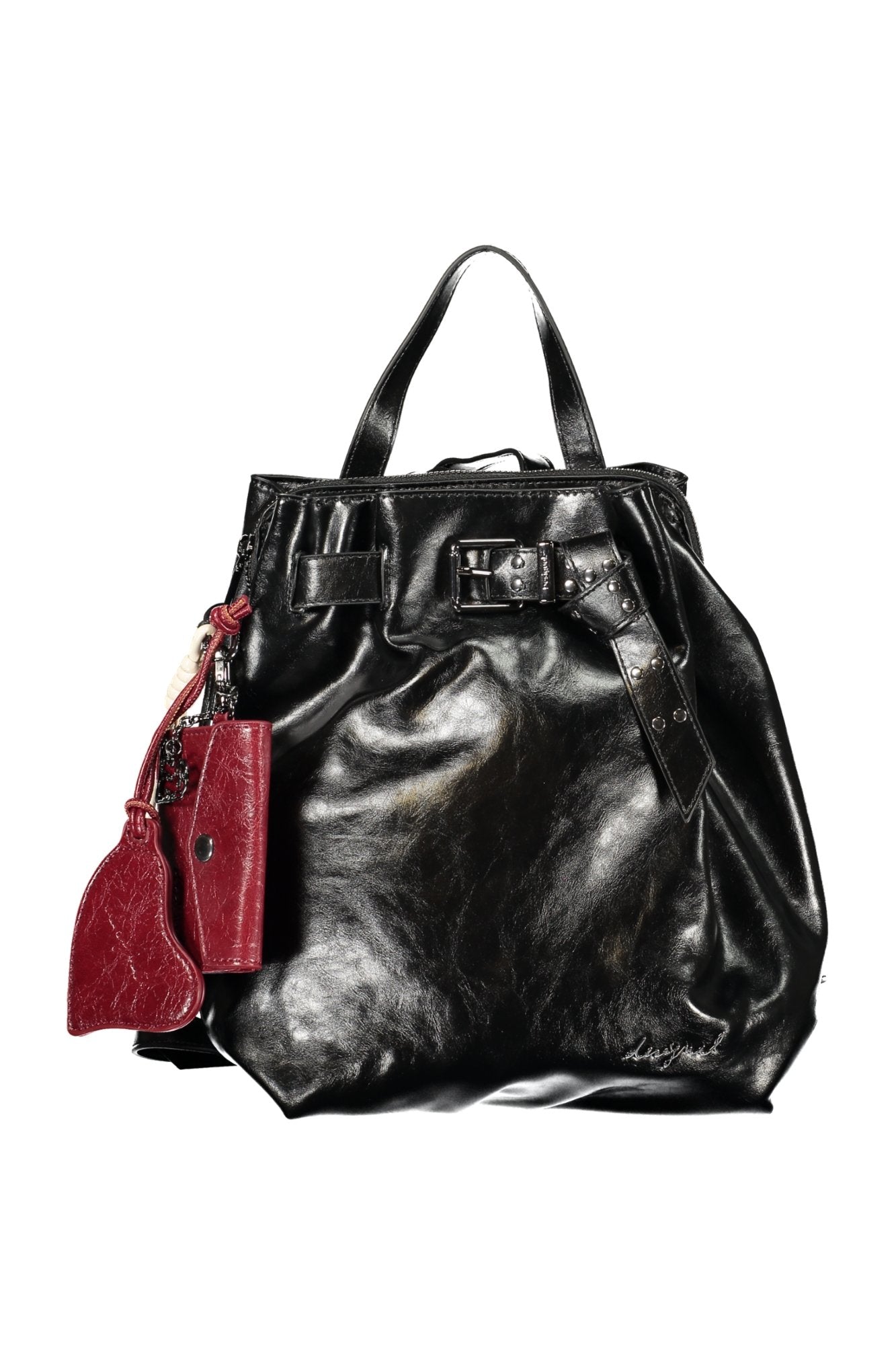 DESIGUAL WOMEN'S BLACK BACKPACK