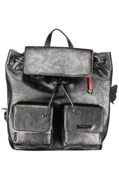 DESIGUAL WOMEN'S BLACK BACKPACK