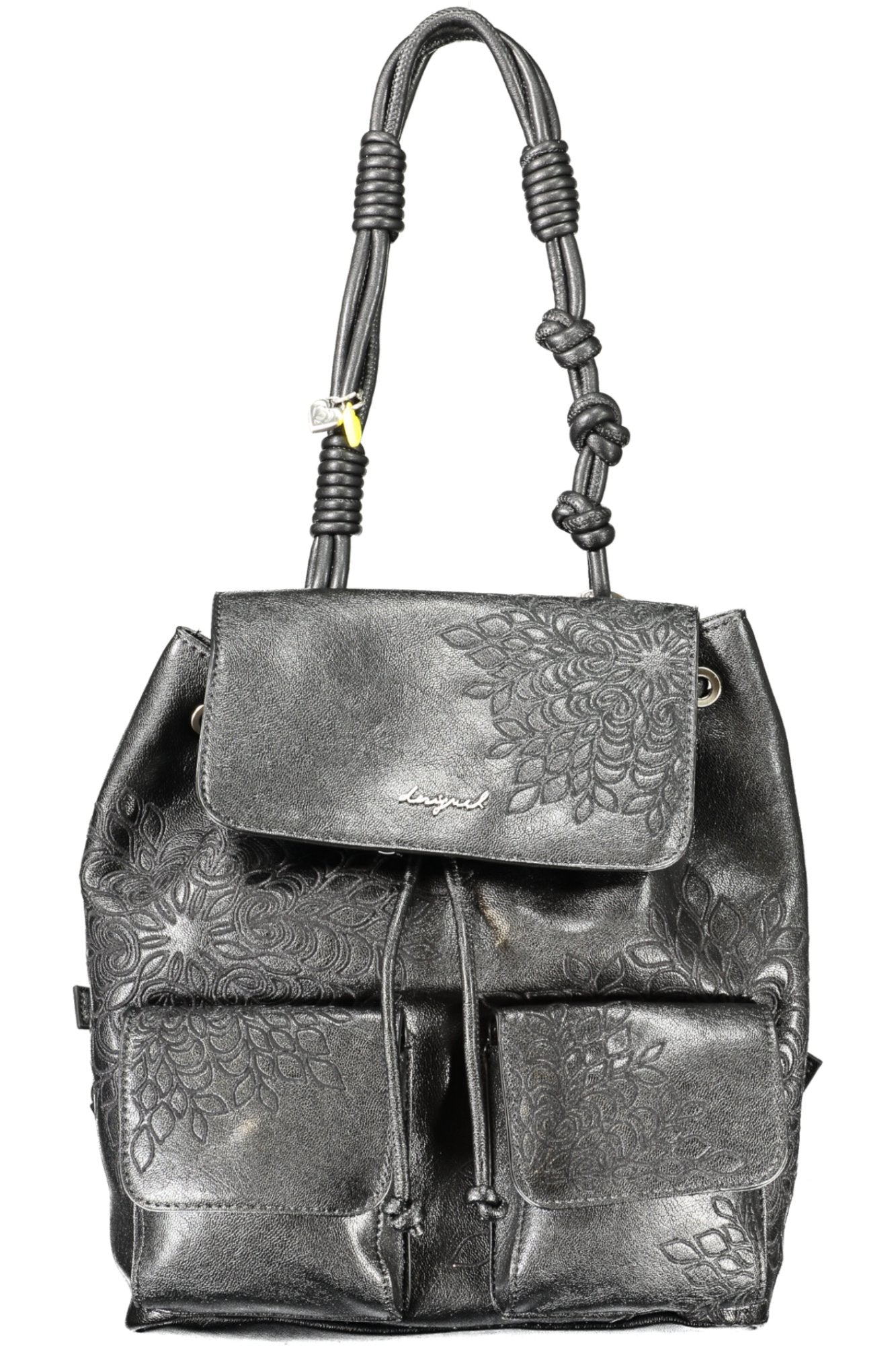 DESIGUAL WOMEN'S BLACK BACKPACK