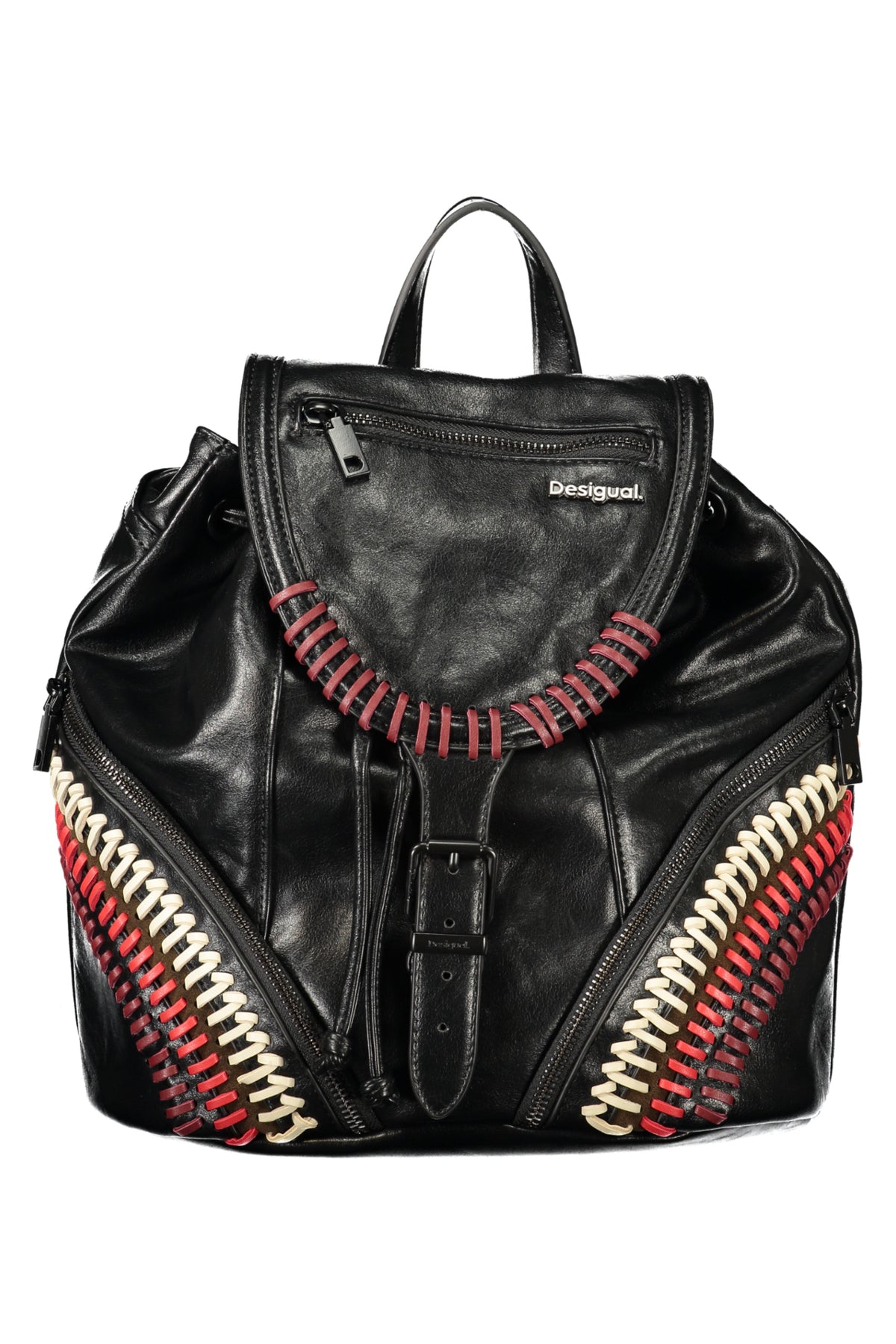 DESIGUAL WOMEN'S BLACK BACKPACK