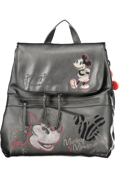 DESIGUAL WOMEN'S BLACK BACKPACK