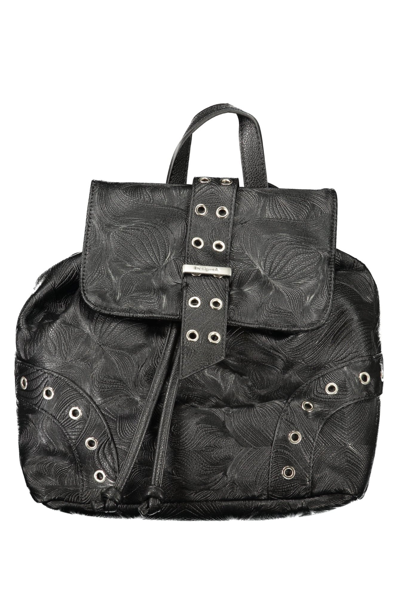 DESIGUAL WOMEN'S BLACK BACKPACK