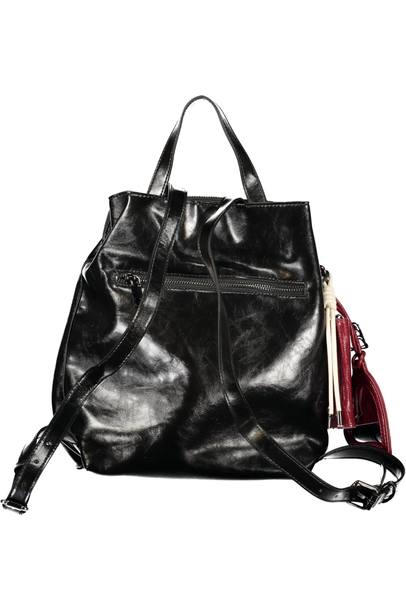 DESIGUAL WOMEN'S BLACK BACKPACK