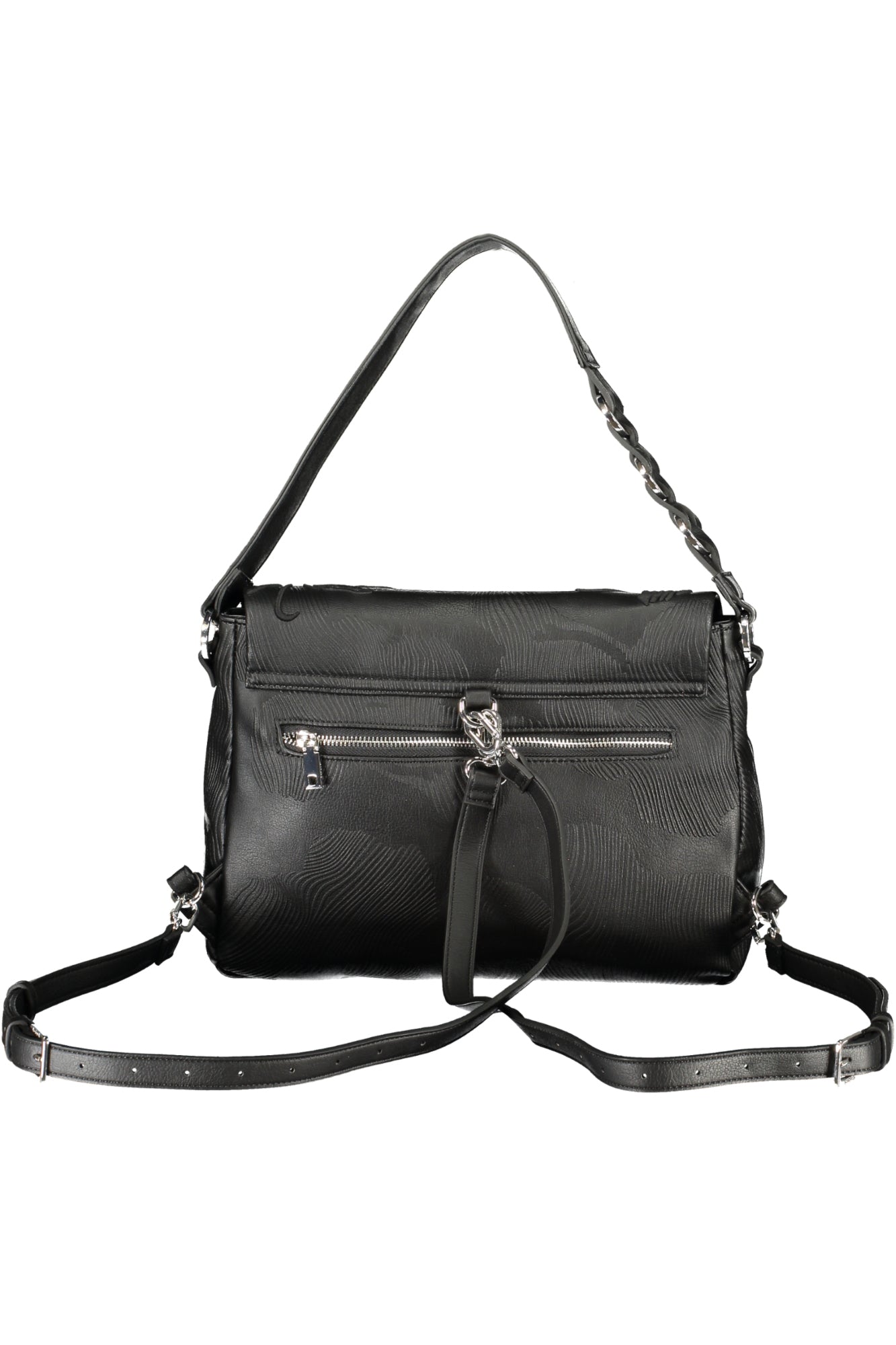 DESIGUAL WOMEN'S BLACK BACKPACK
